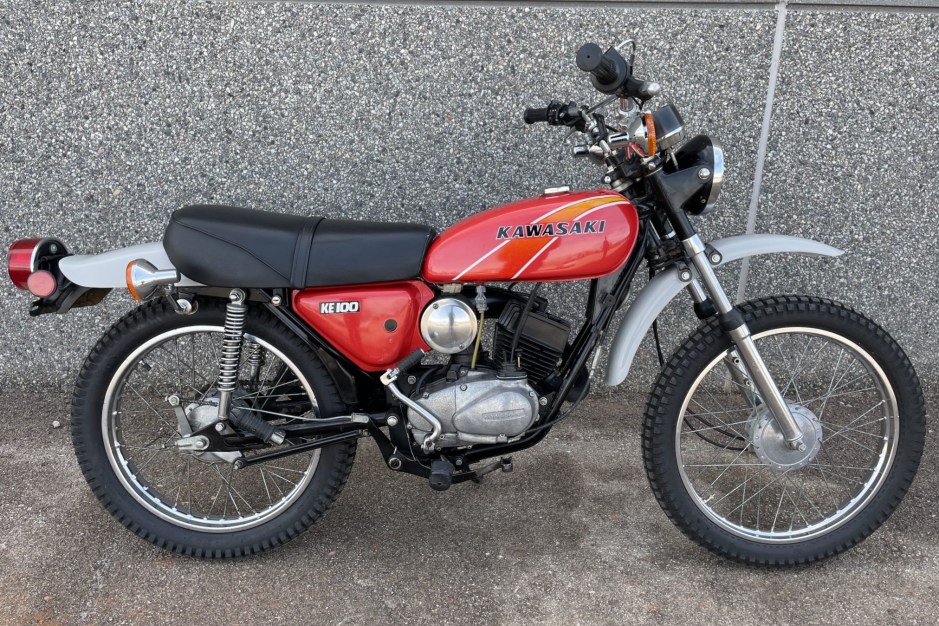 1977 Kawasaki KE100 sold at auction for $3,577