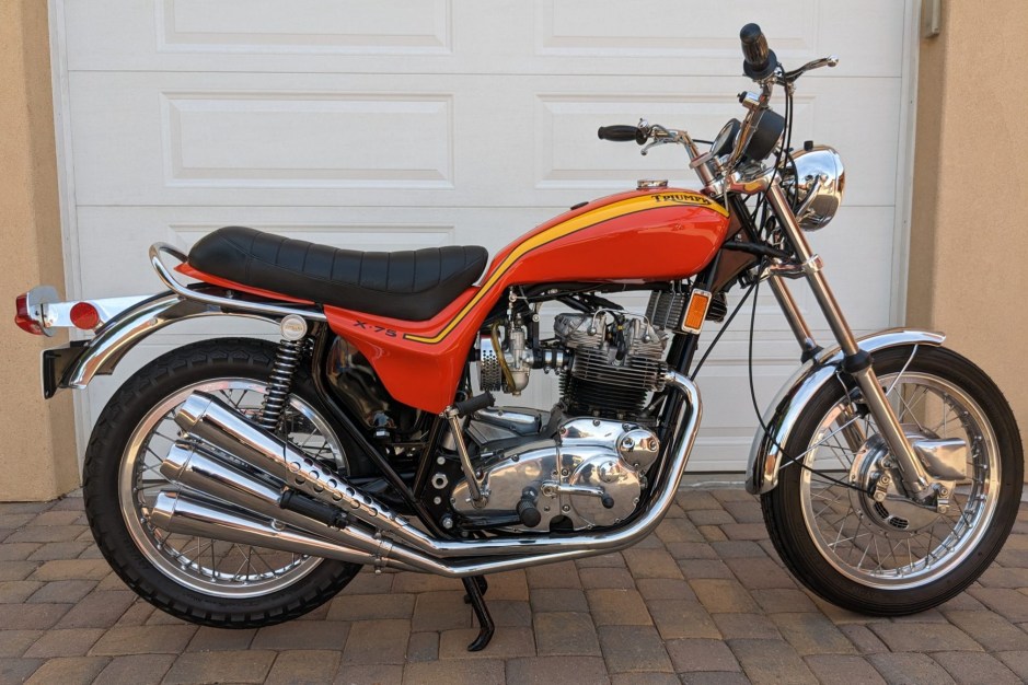 1973 Triumph X-75 Hurricane sold at auction for $22,857