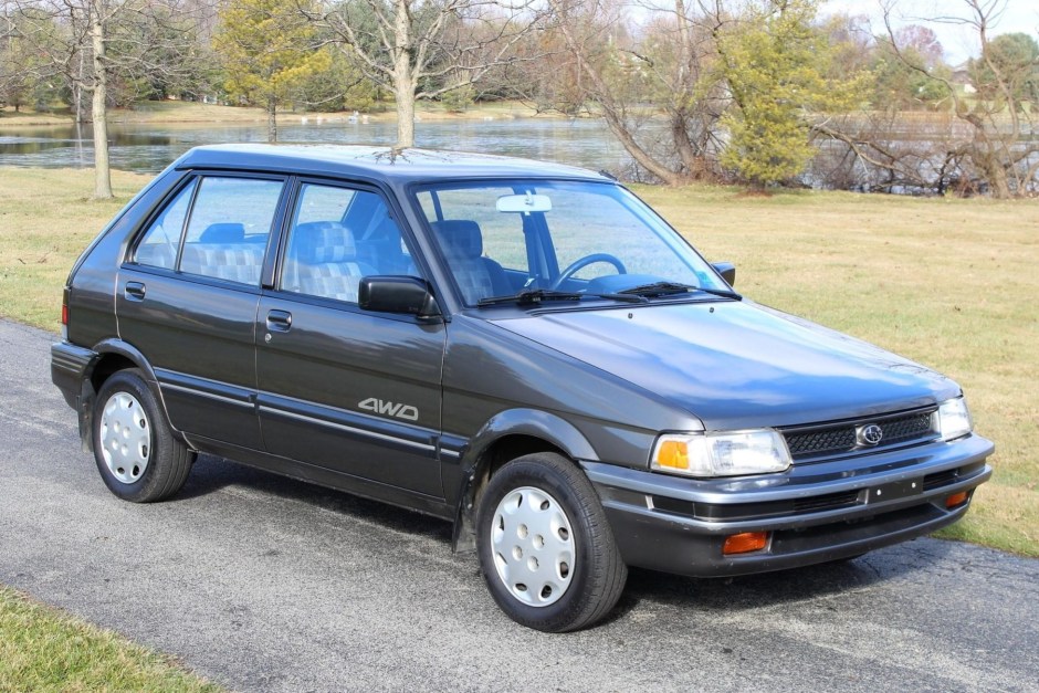 1991 Subaru Justy sold at auction for $5,550