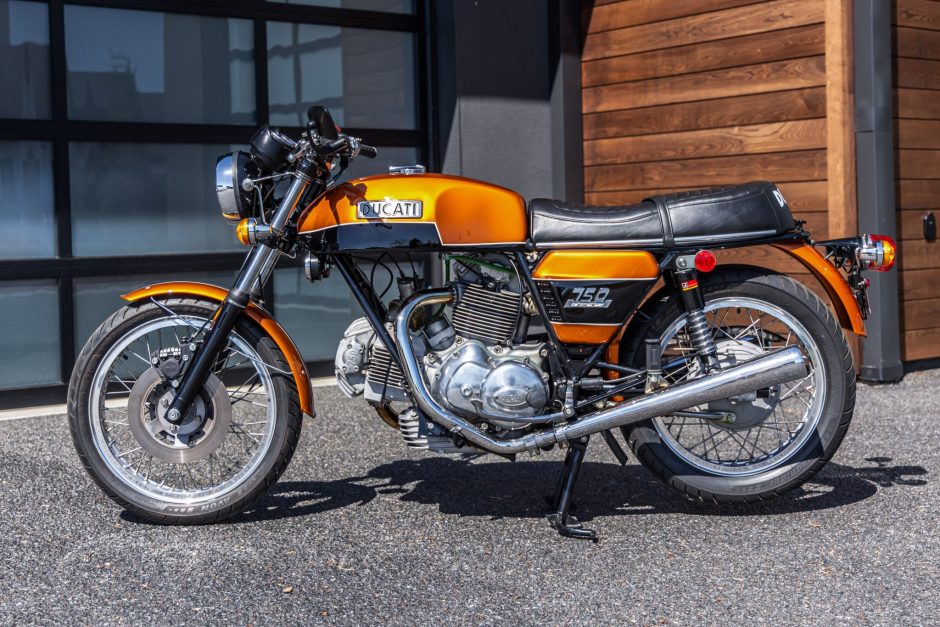 1974 Ducati 750 GT sold at auction for $17,250