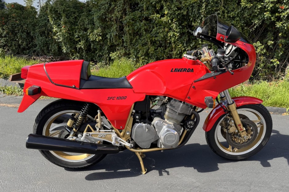 1985 Laverda SF sold at auction for $16,500