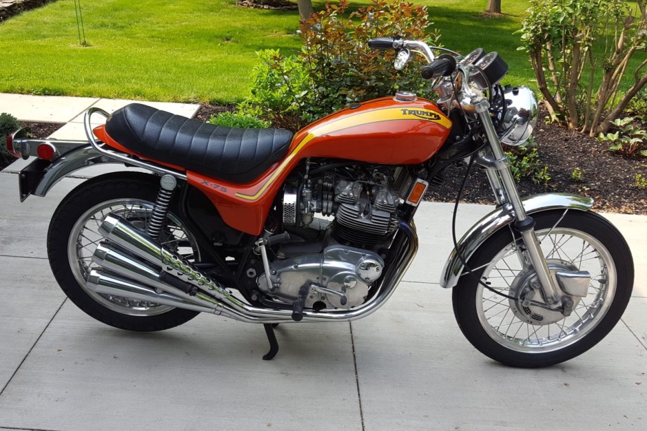 1973 Triumph X-75 Hurricane sold at auction for $30,000