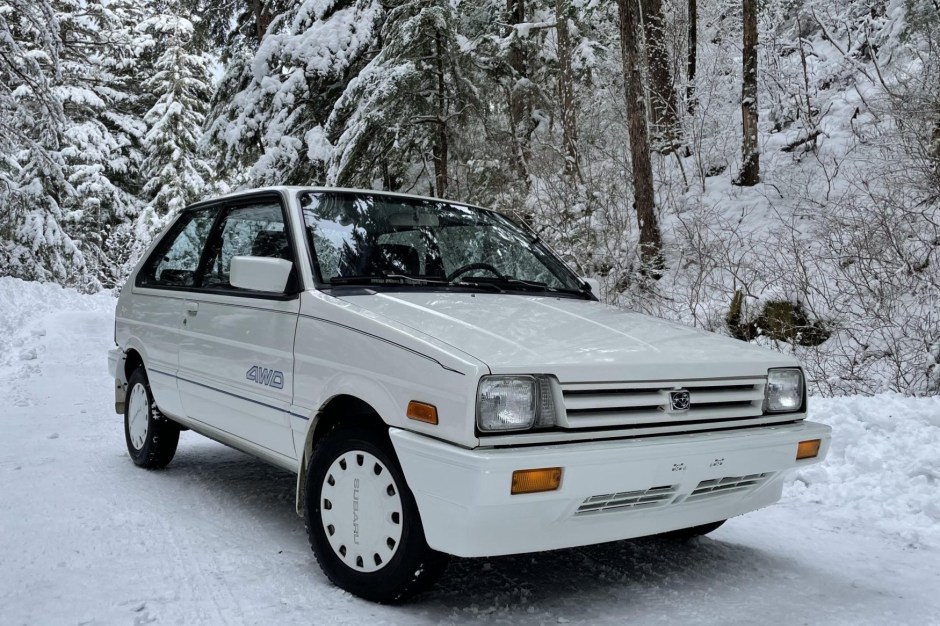1988 Subaru Justy sold at auction for $9,300