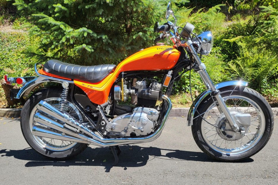 1973 Triumph X-75 Hurricane sold at auction for $20,500