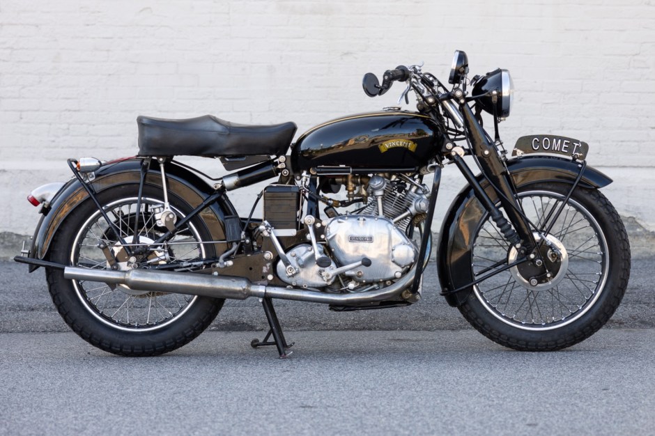1952 Vincent Comet sold at auction for $21,750