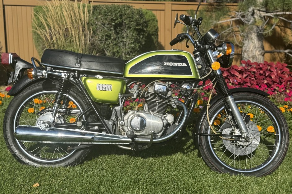 1974 Honda CB200 sold at auction for $1,700