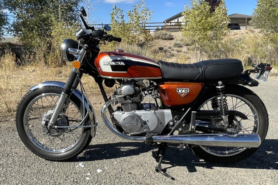 1973 Honda CB175 sold at auction for $1,900