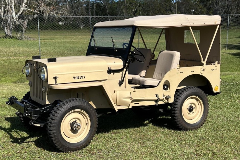 1953 Willys CJ-3B sold at auction for $15,500