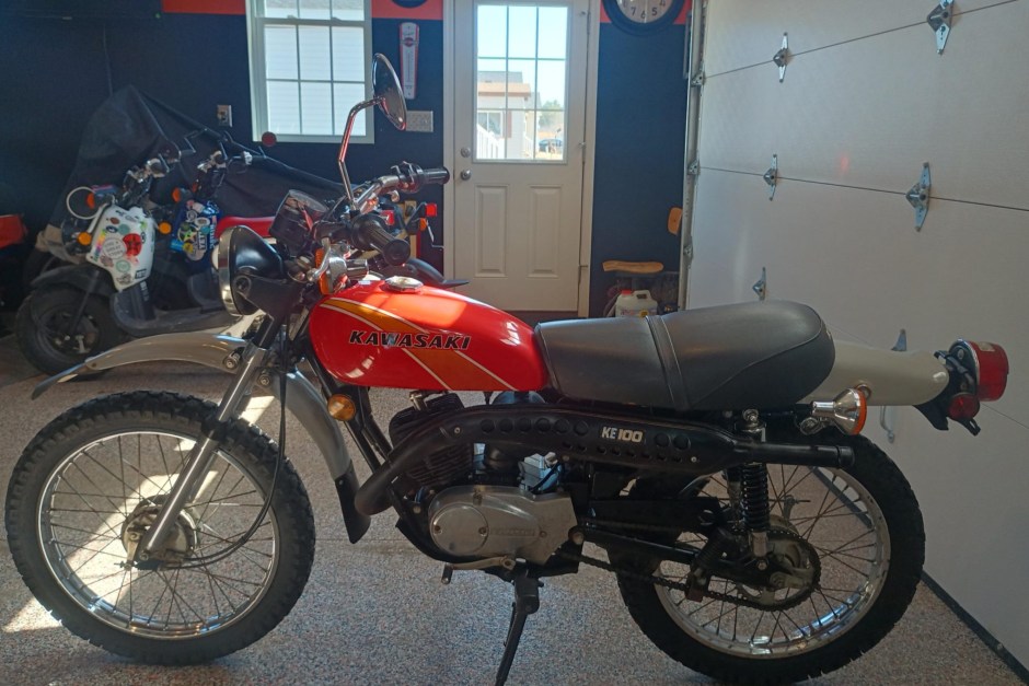 1976 Kawasaki KE100 sold at auction for $1,875