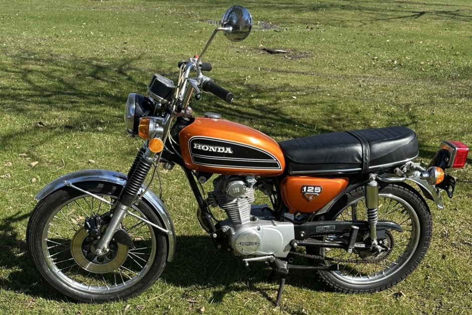 1974 Honda CB125 sold at auction for $1,600
