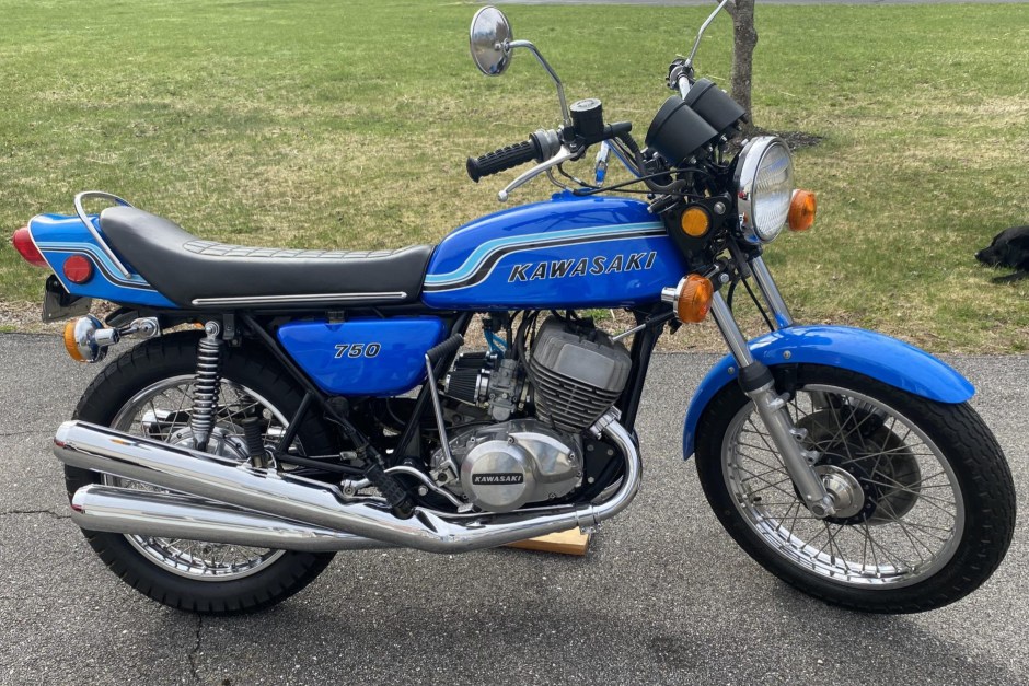 1973 Kawasaki H2 sold at auction for $13,000