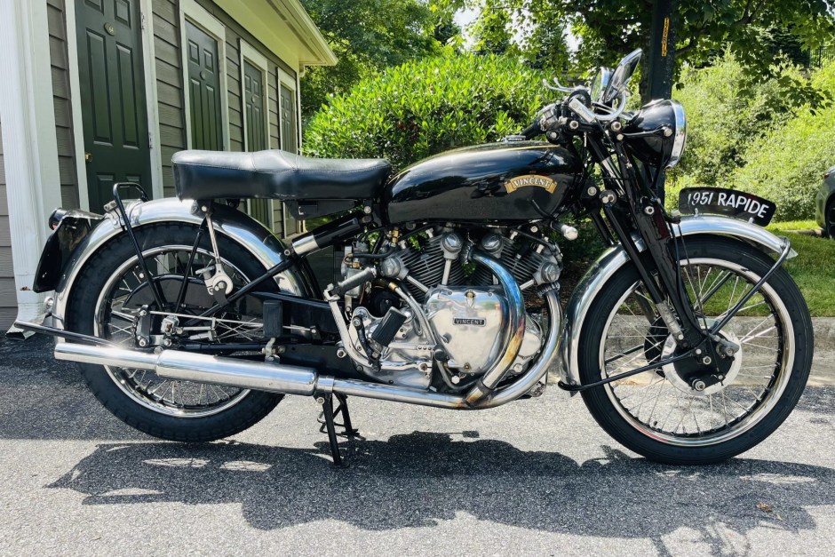 1951 Vincent Rapide sold at auction for $39,000