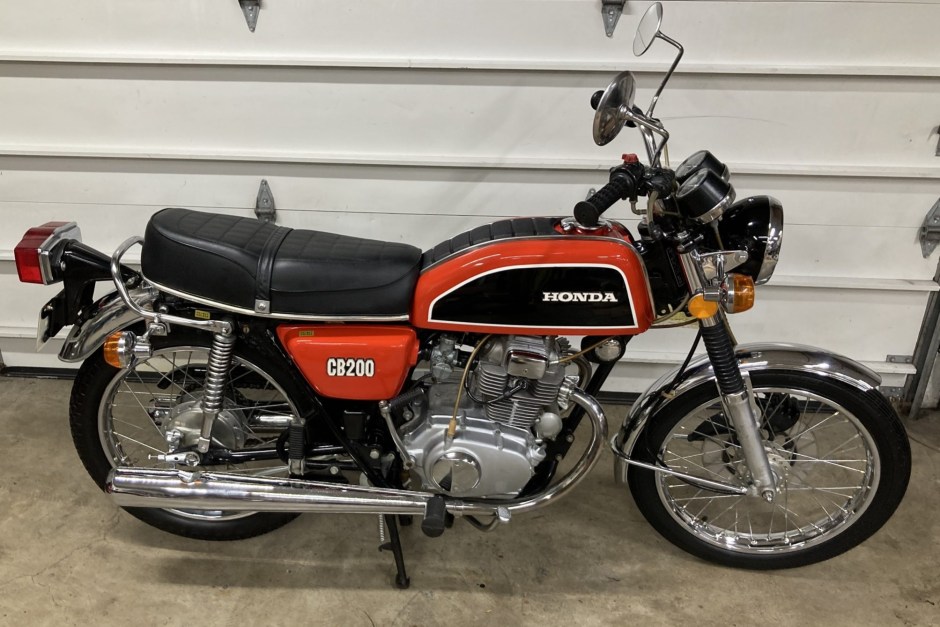 1974 Honda CB200 sold at auction for $6,000