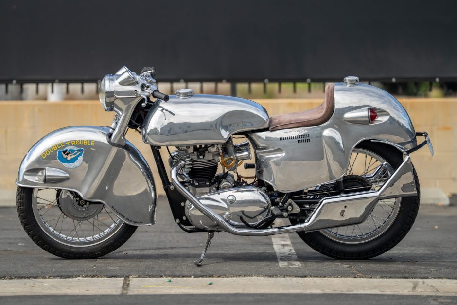 1956 Triumph Thunderbird sold at auction for $12,956