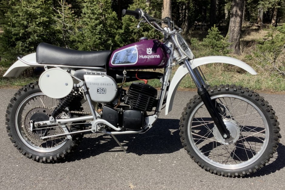 1976 Husqvarna WR sold at auction for $4,000
