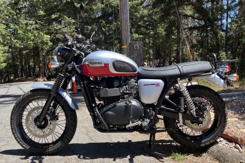 2014 Triumph Scrambler sold at auction for $4,700