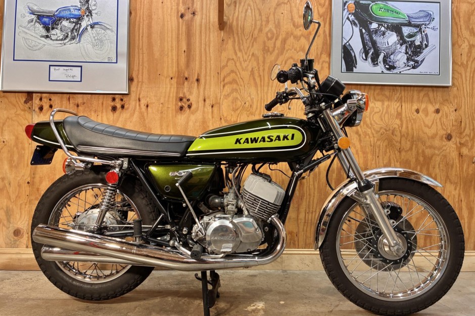 1973 Kawasaki H1 sold at auction for $13,750