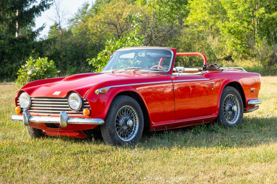 1968 Triumph TR5 sold at auction for $13,750