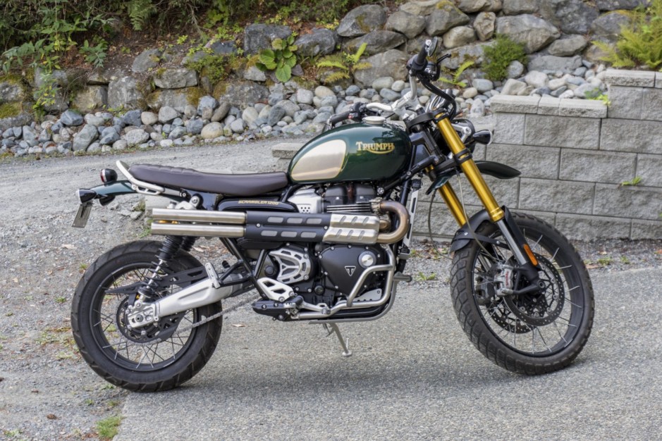 2021 Triumph Scrambler sold at auction for $7,500