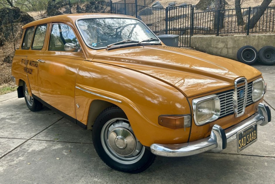 1969 Saab 95 sold at auction for $6,200