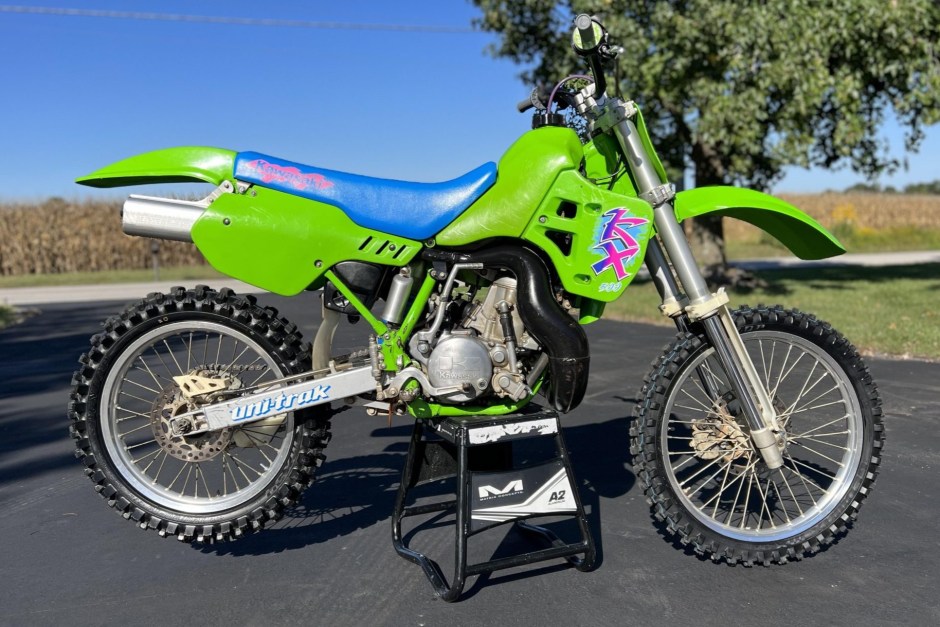 1990 Kawasaki KX sold at auction for $5,150