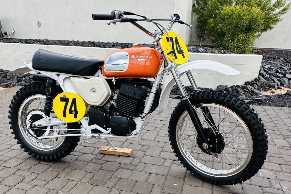 1974 Husqvarna WR sold at auction for $4,200