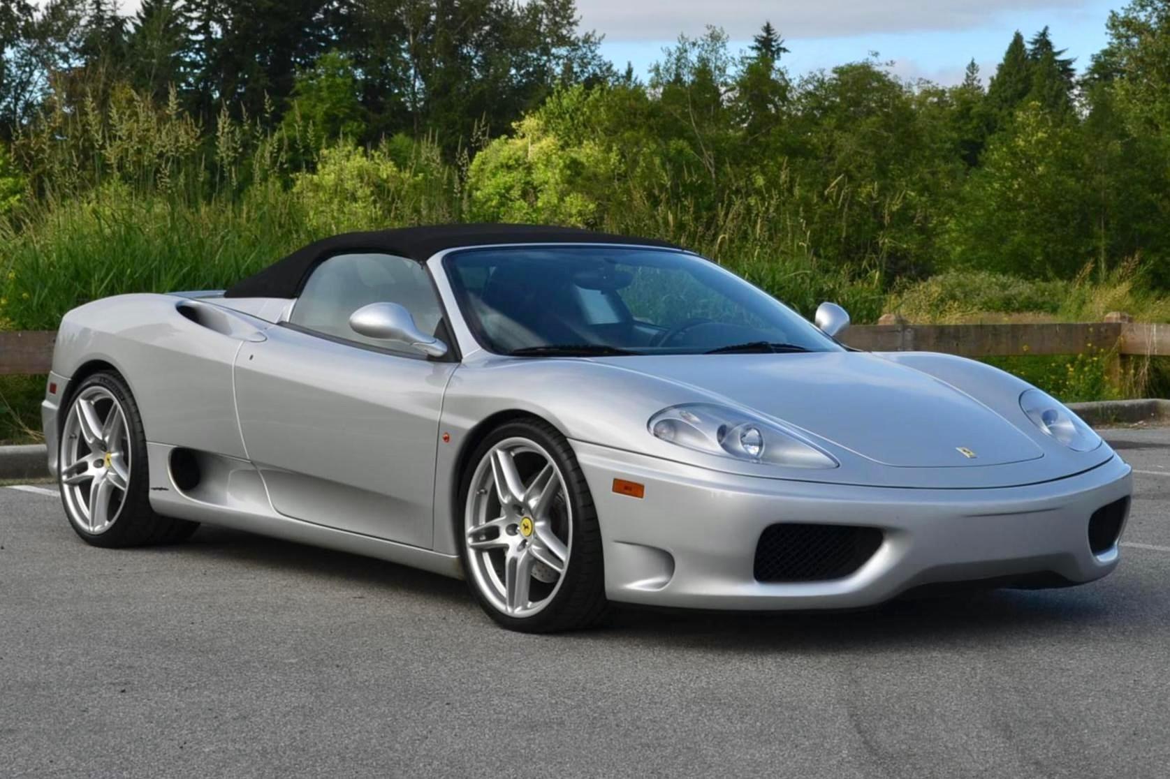 2003 Ferrari 360 sold at auction for $72,800