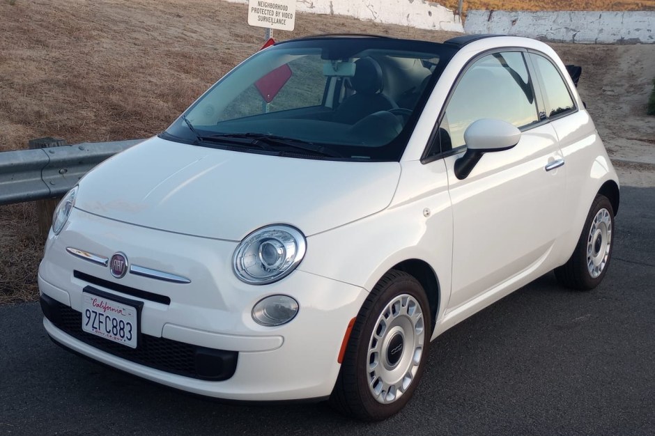 2012 Fiat 500 sold at auction for $9,600