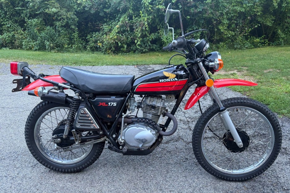1978 Honda XL sold at auction for $3,500