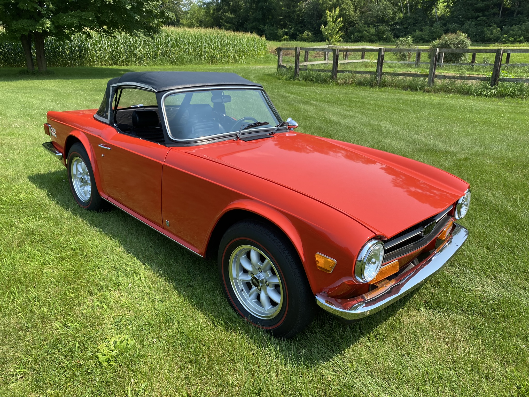 1974 Triumph TR6 sold at auction for $15,000