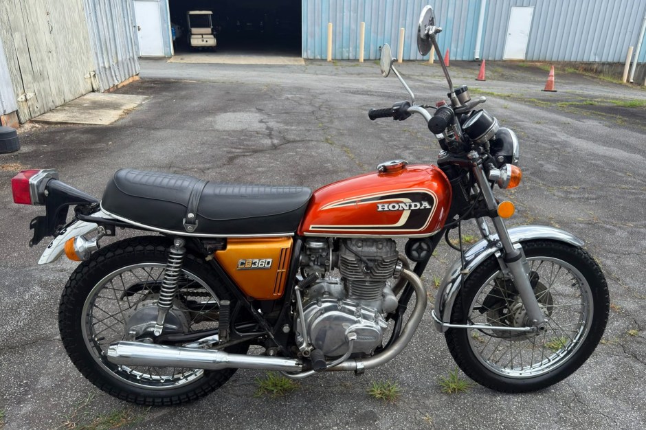 1974 Honda CB360 sold at auction for $2,890