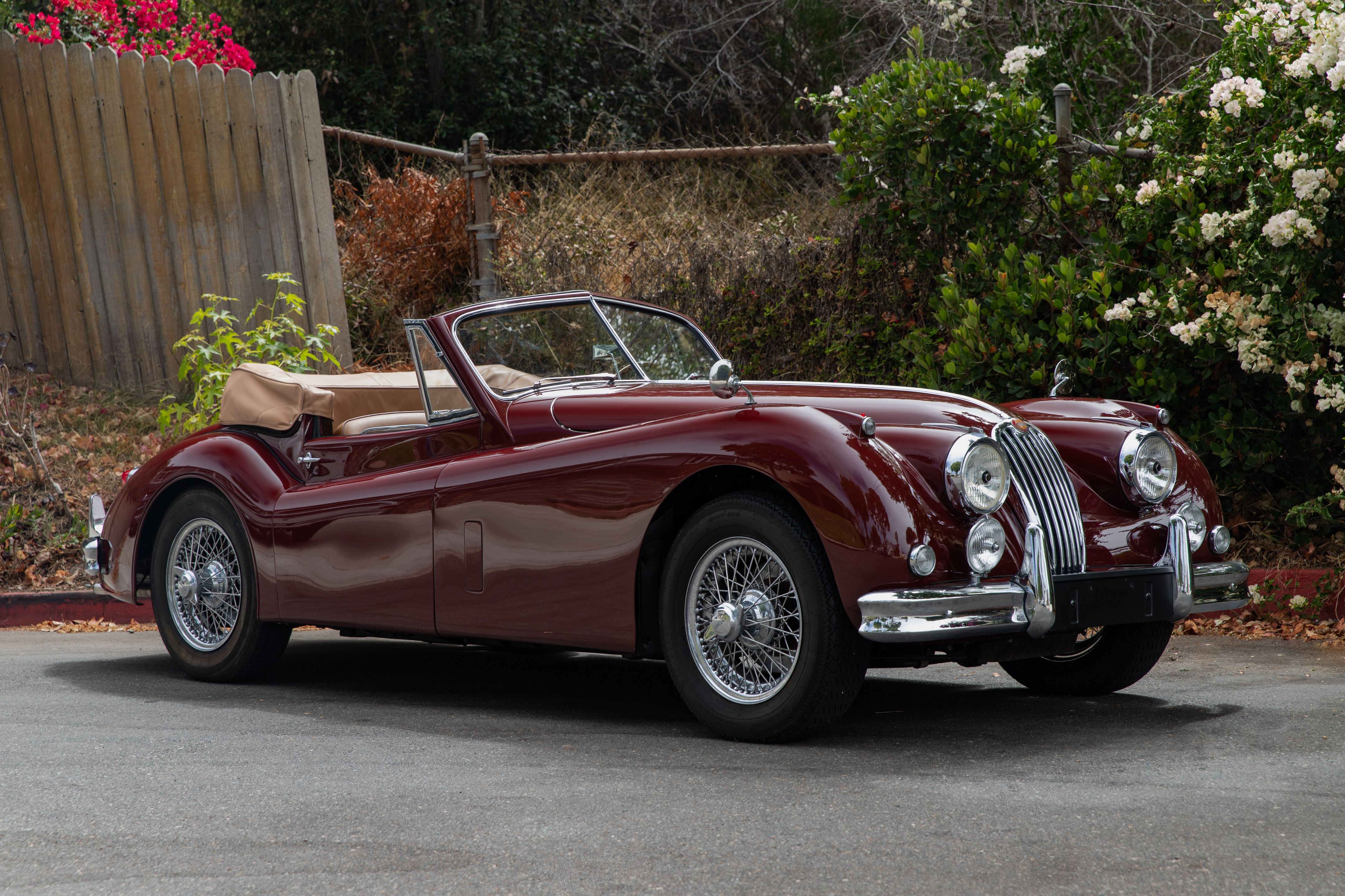 1957 Jaguar XK140 sold at auction for $67,200