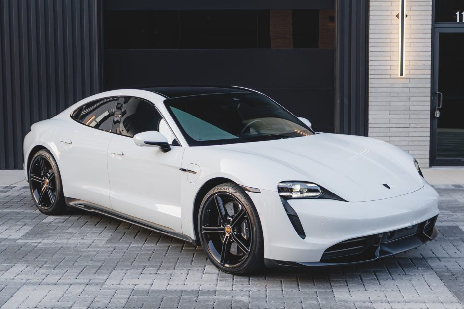 2022 Porsche Taycan sold at auction for $82,000