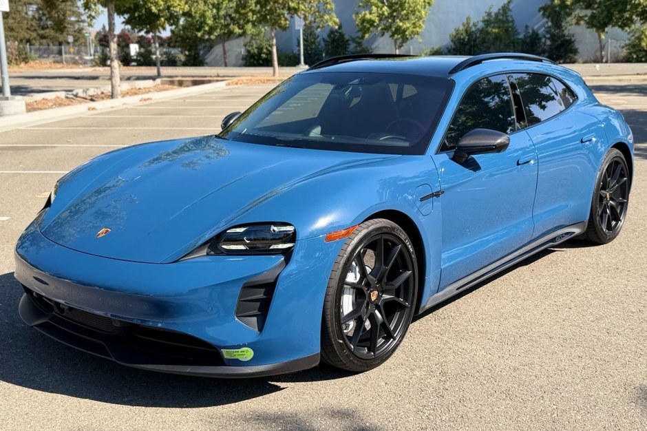 2023 Porsche Taycan sold at auction for $83,500