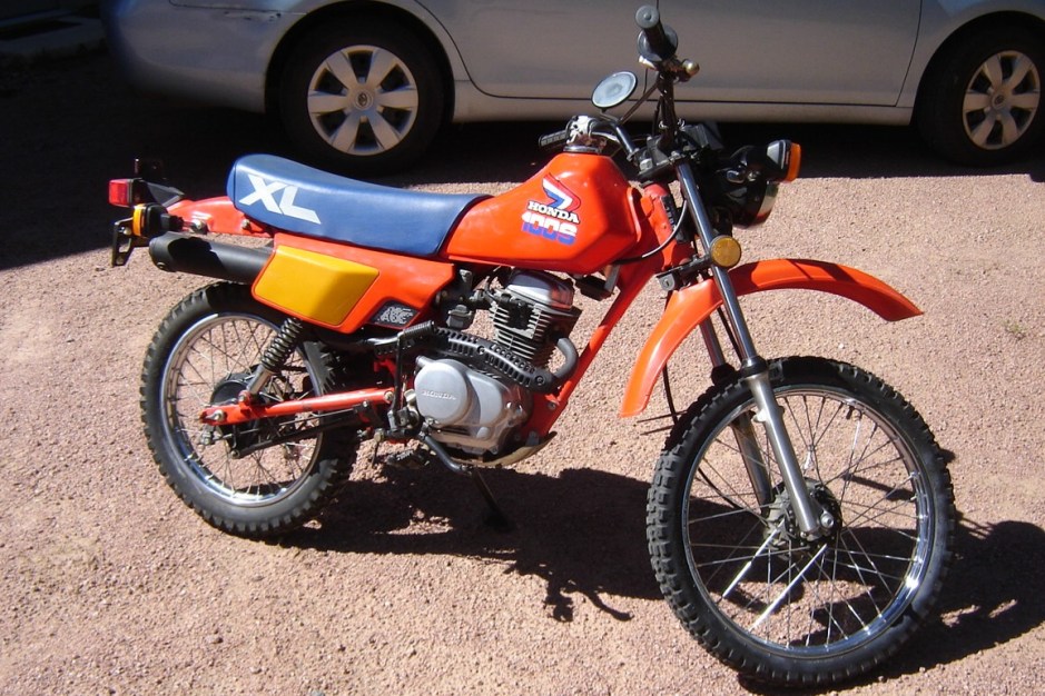 1985 Honda XL sold at auction for $2,750
