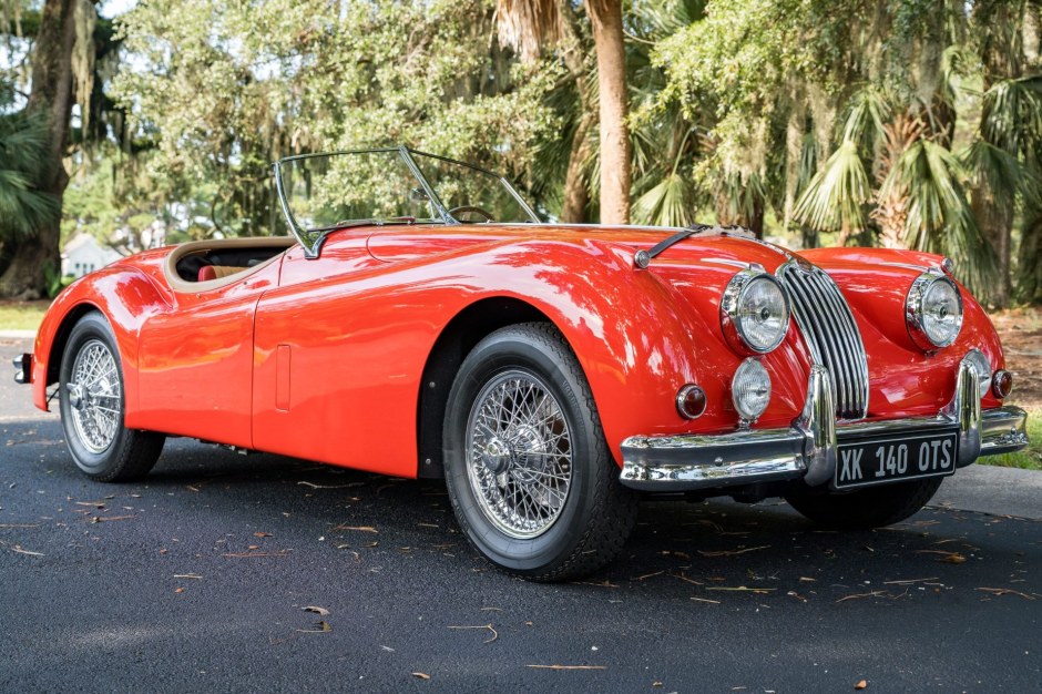 1956 Jaguar XK140 sold at auction for $111,007