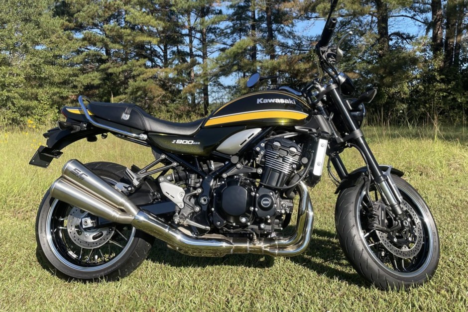 2020 Kawasaki Z900RS sold at auction for $6,700