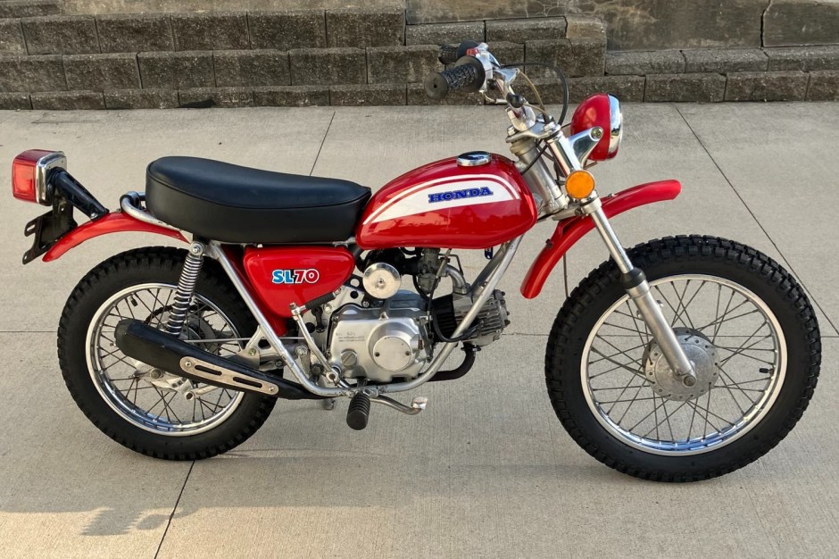 1973 Honda SL Motosport sold at auction for $1,900