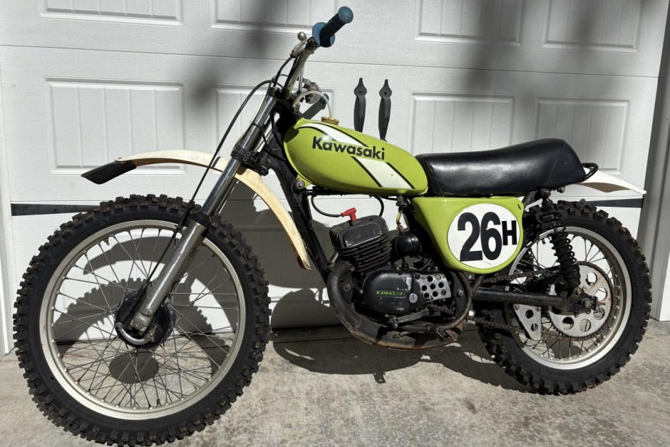 1975 Kawasaki KX sold at auction for $2,700