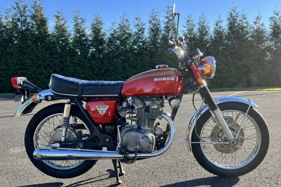 1970 Honda CB450 sold at auction for $2,430