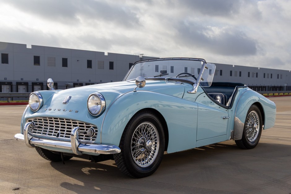 1959 Triumph TR3 sold at auction for $25,500