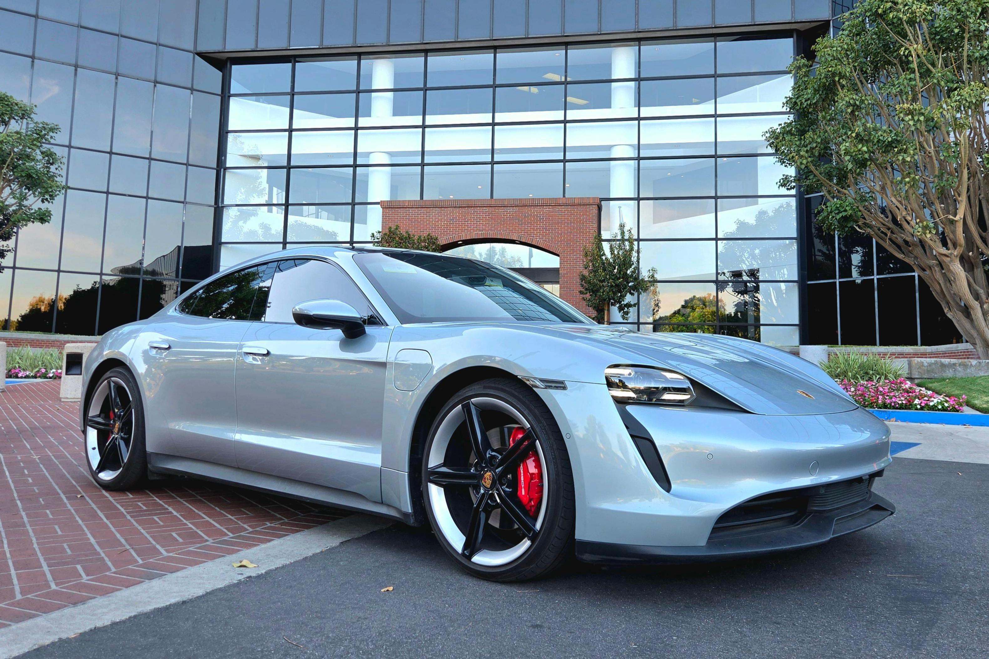 2020 Porsche Taycan sold at auction for $49,750