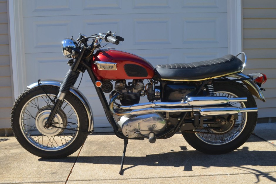 1969 Triumph Trophy sold at auction for $5,666