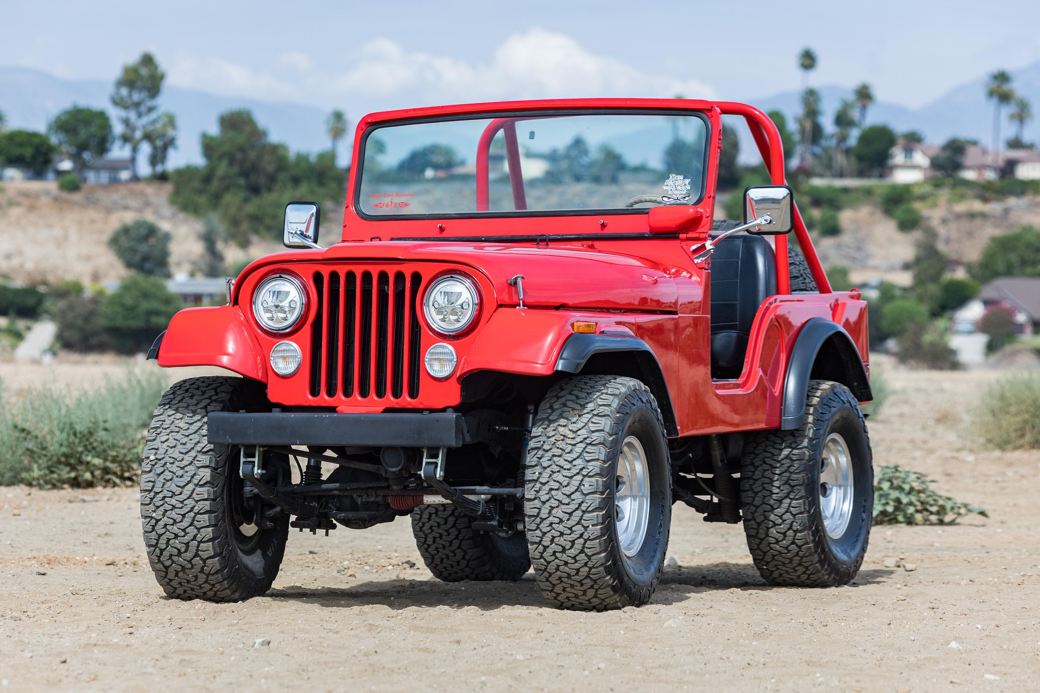 1975 Jeep CJ sold at auction for $6,800
