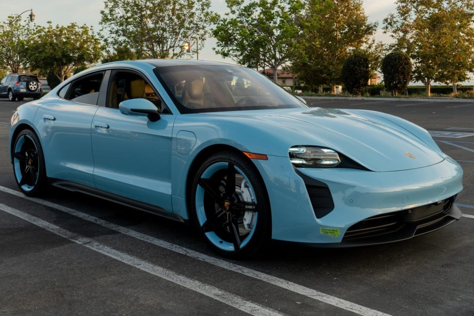 2023 Porsche Taycan sold at auction for $83,000