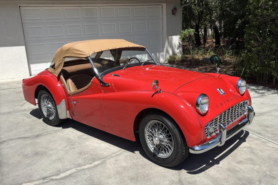 1963 Triumph TR3 sold at auction for $33,000