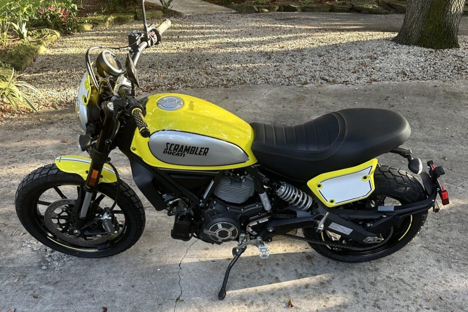 2016 Ducati Scrambler sold at auction for $6,200