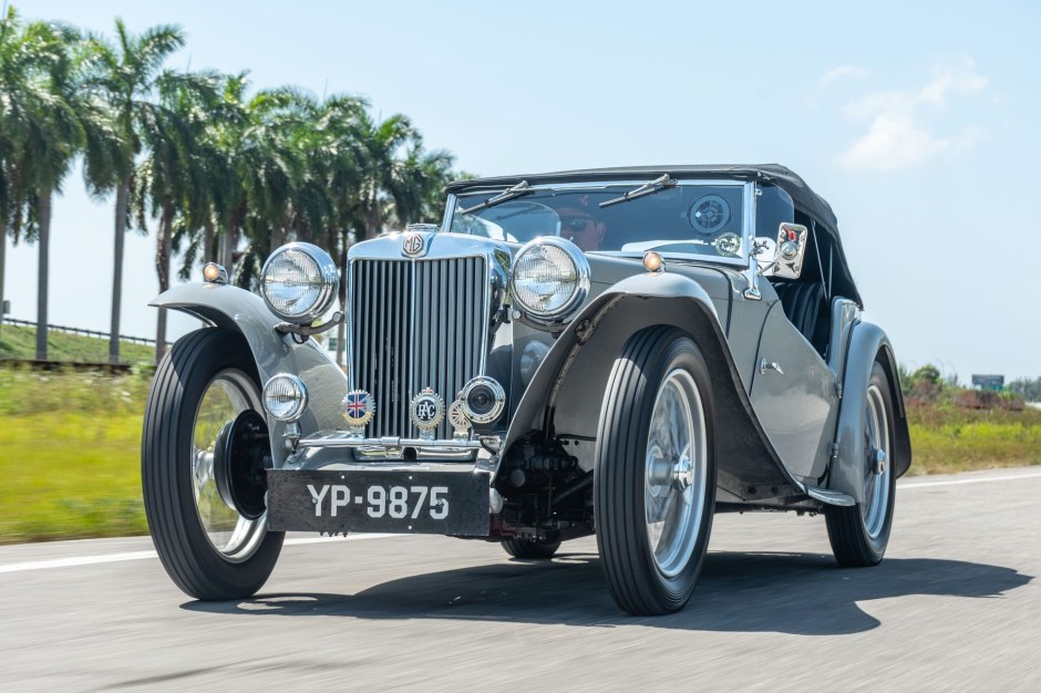 1948 MG TC sold at auction for $18,750