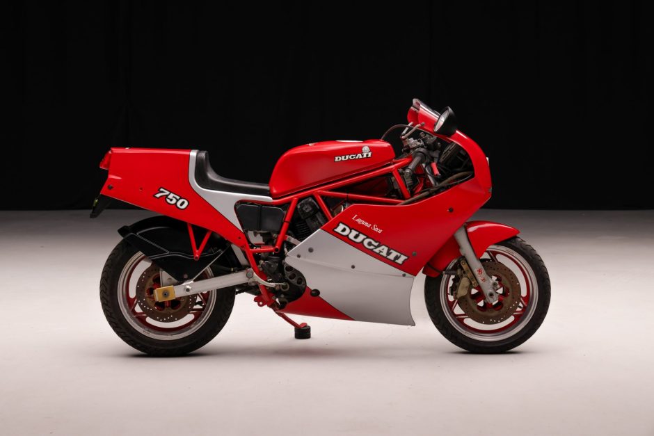 1987 Ducati 750 F1 sold at auction for $8,900