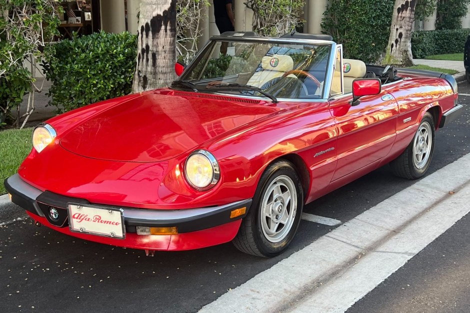 1987 Alfa Romeo 105 Series sold at auction for $12,750